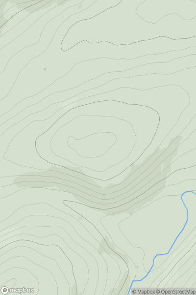 Thumbnail image for Dunside Rig [The River Tweed to the English Border] showing contour plot for surrounding peak